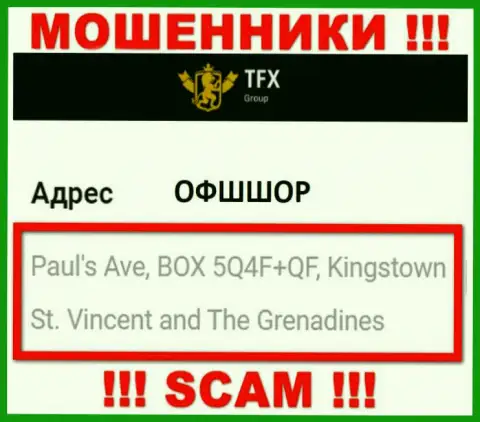 Не имейте дело с организацией ТФХ Финанс Груп Лтд - данные лохотронщики осели в оффшоре по адресу: Paul's Ave, BOX 5Q4F+QF, Kingstown, St. Vincent and The Grenadines