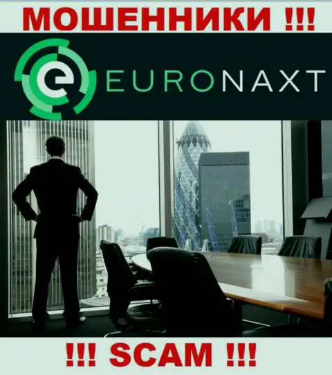 EuroNaxt Com - это МОШЕННИКИ !!! Информация об администрации отсутствует