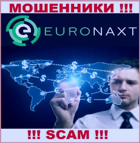 Не вводите деньги в EuroNaxt Com, сфера деятельности которых - Брокер