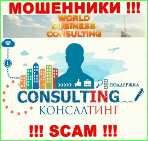 World Business Consulting занимаются грабежом наивных клиентов, а Consulting всего лишь ширма