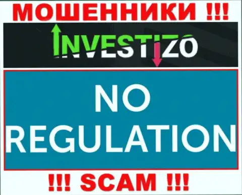 У конторы Investizo LTD не имеется регулятора - интернет мошенники беспроблемно одурачивают жертв