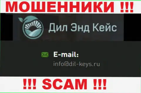 Слишком рискованно связываться с интернет-ворюгами Dil-Keys Ru, даже через их электронный адрес - обманщики