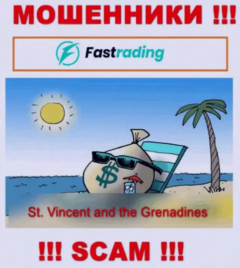 Оффшорные интернет обманщики FasTrading скрываются здесь - St. Vincent and the Grenadines