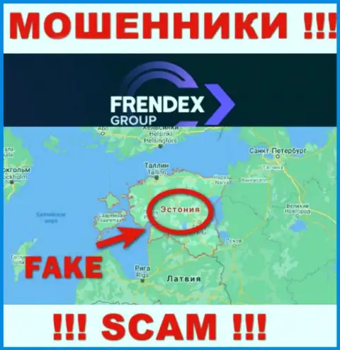 На информационном сервисе Френдекс вся информация относительно юрисдикции фиктивная - 100% мошенники !