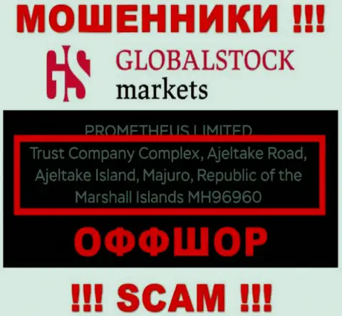 GlobalStock Markets - это МОШЕННИКИ !!! Прячутся в оффшорной зоне - Trust Company Complex, Ajeltake Road, Ajeltake Island, Majuro, Republic of the Marshall Islands
