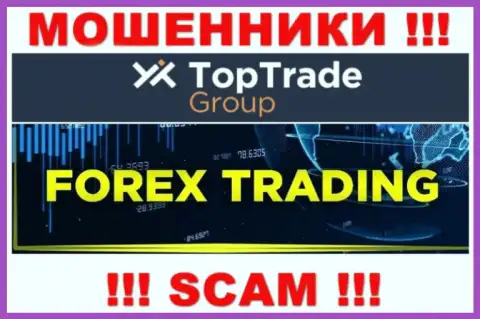 TopTrade Group - это интернет мошенники, их работа - FOREX, нацелена на грабеж финансовых вложений доверчивых людей