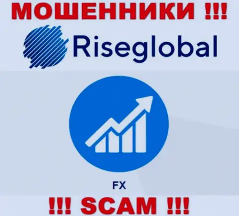 Rise Global не внушает доверия, FOREX это то, чем промышляют указанные мошенники