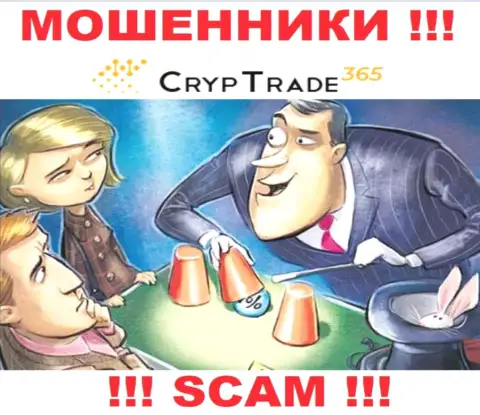 CrypTrade 365 - РАЗВОД !!! Заманивают доверчивых клиентов, а после этого сливают все их вложенные деньги