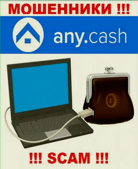 AnyCash - это ШУЛЕРА, род деятельности которых - Цифровой кошелек