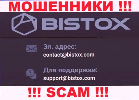 На e-mail Bistox Holding OU писать письма очень опасно - это циничные интернет-воры !!!