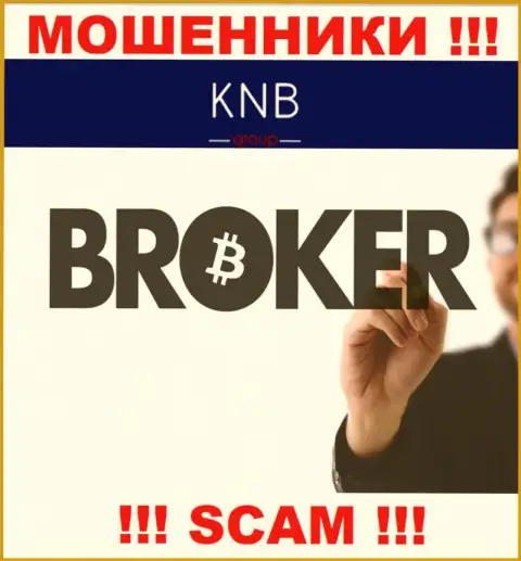 Broker - в таком направлении предоставляют свои услуги мошенники КНБ Групп Лимитед