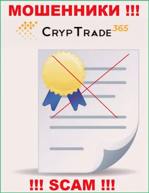 С CrypTrade365 Com очень рискованно работать, они не имея лицензии, цинично крадут деньги у клиентов