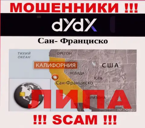 dYdX Exchange - это ВОРЫ !!! Указывают фейковую инфу касательно своей юрисдикции