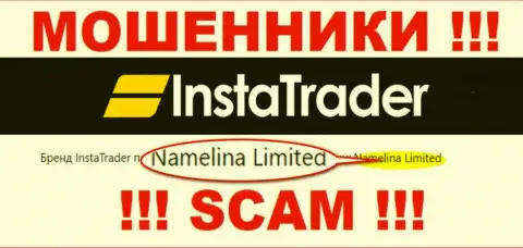 Namelina Limited - это владельцы мошеннической компании Намелина Лимитед