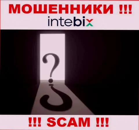 Остерегайтесь взаимодействия с интернет мошенниками Intebix - нет сведений об официальном адресе регистрации