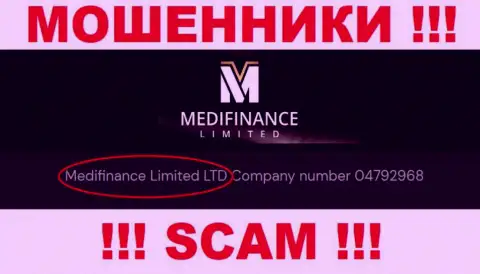MediFinanceLimited вроде бы, как управляет контора Medifinance Limited LTD