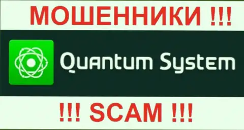 Фирменный логотип жульнической ФОРЕКС ДЦ Quantum System