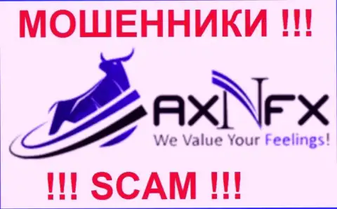 Логотип мошеннического Форекс дилера АХНФХ